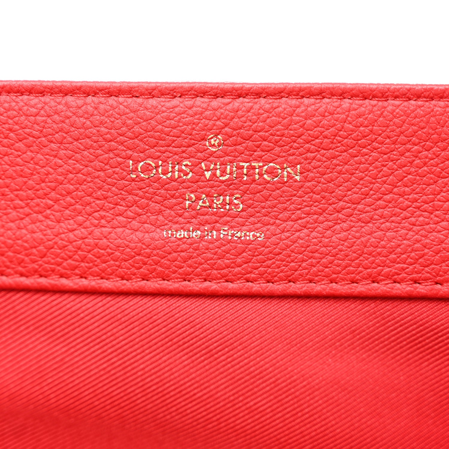 Louis Vuitton Calfskin Lockme PM Rouge 6 of 14
