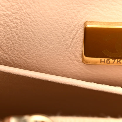 Chanel Caviar Quilted Small Coco Handle Flap White 7 of 11