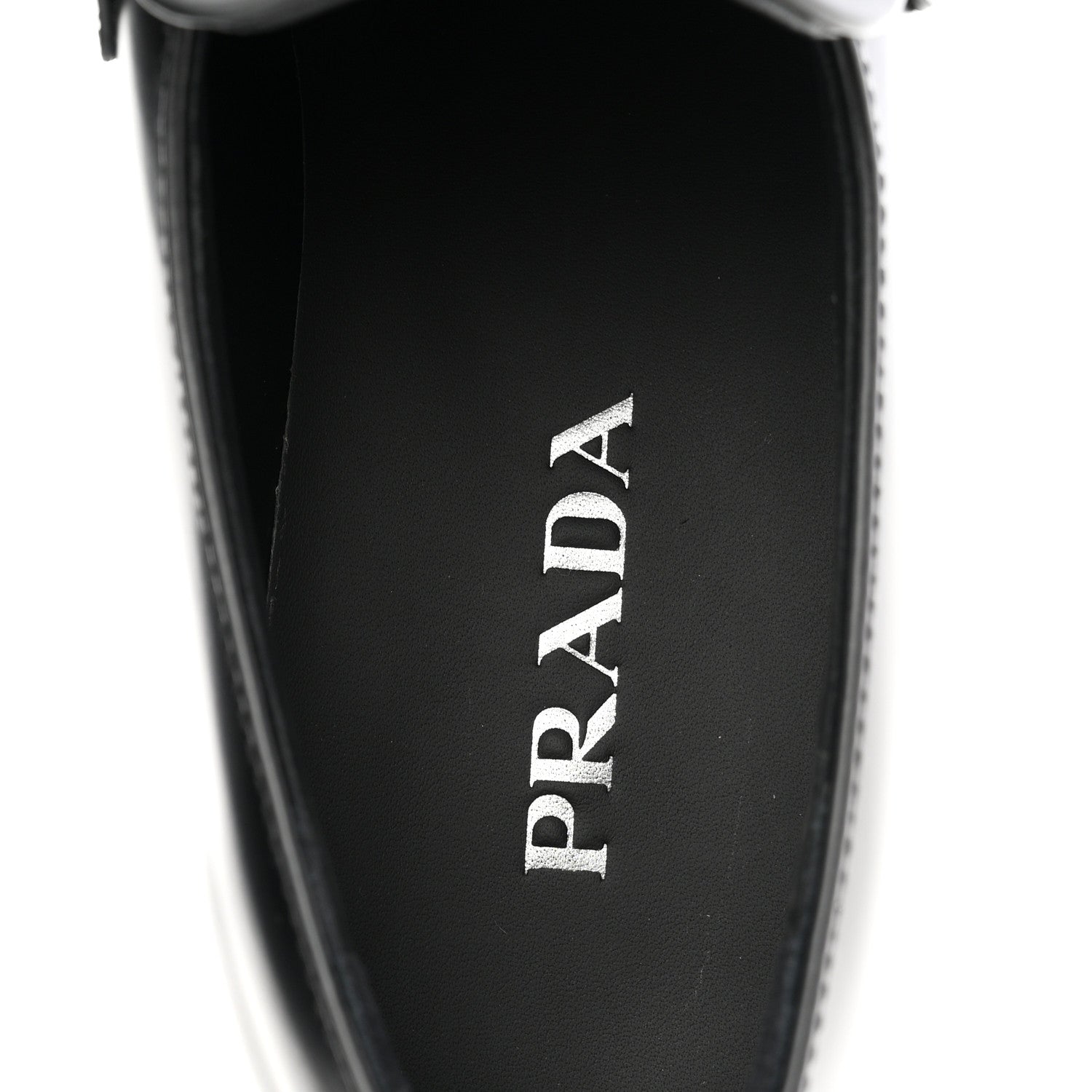 Prada Spazzolato Loafers 40.5 Black 8 of 11