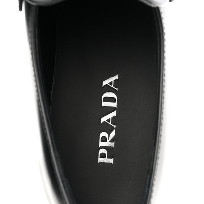 Prada Spazzolato Loafers 40.5 Black 8 of 11