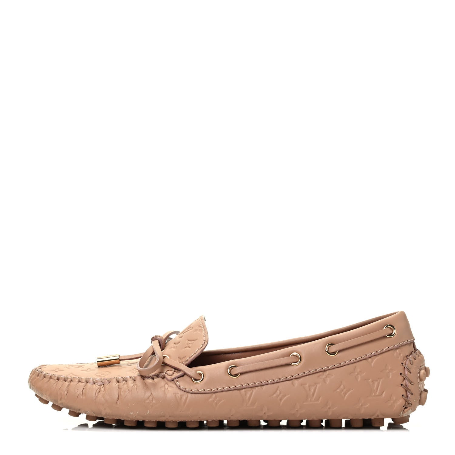 Louis Vuitton Empreinte Gloria Loafers 36.5 Beige 1 of 6