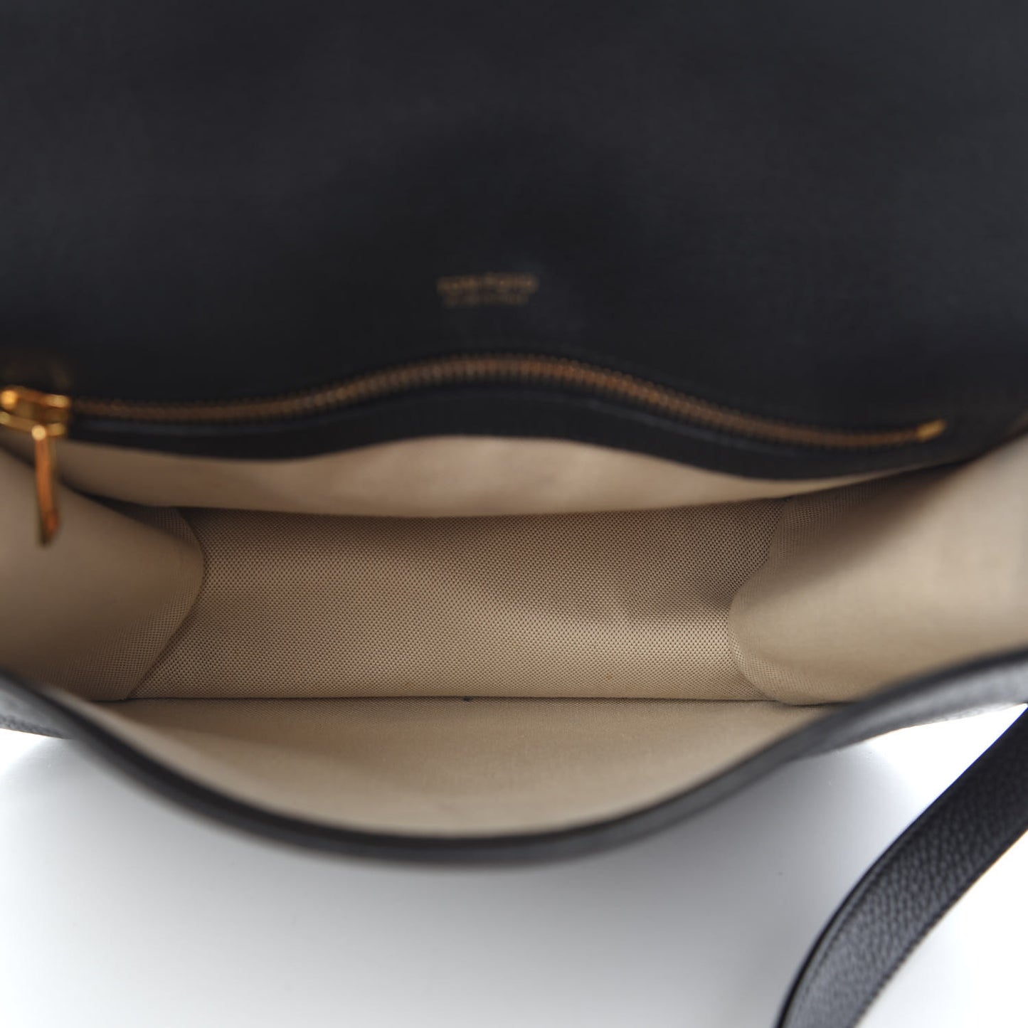 Calfskin Large T Clasp Tara Crossbody Bag Black