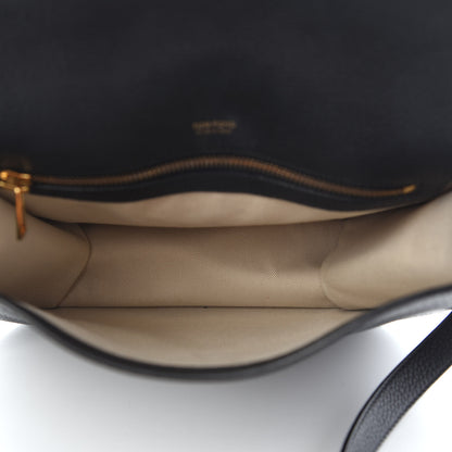 Tom Ford Calfskin Large T Clasp Tara Crossbody Bag Black 4 of 9