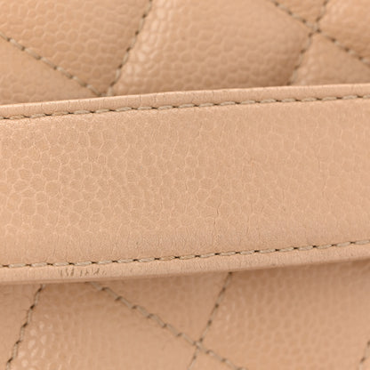 Chanel Caviar Quilted Grand Shopping Tote GST Beige Clair 13 of 16