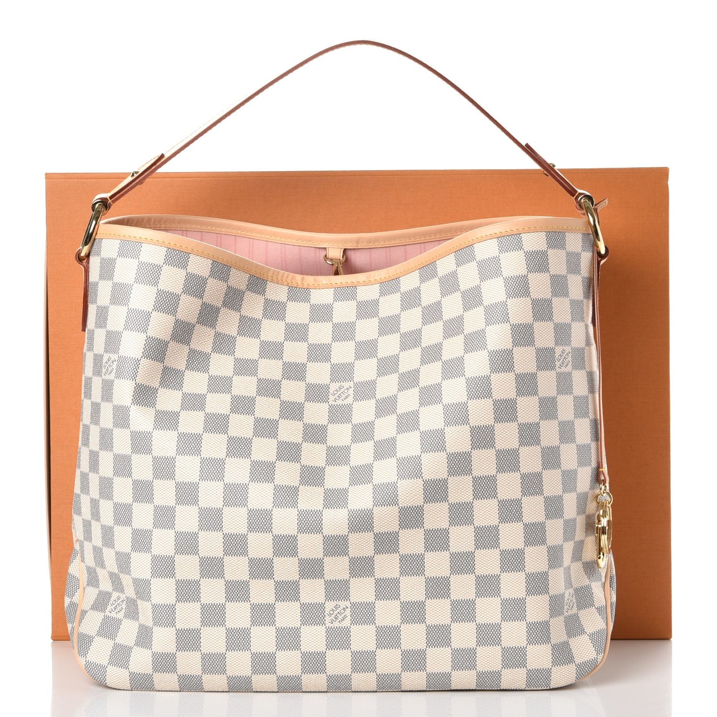 Damier Azur Delightful MM Rose Ballerine