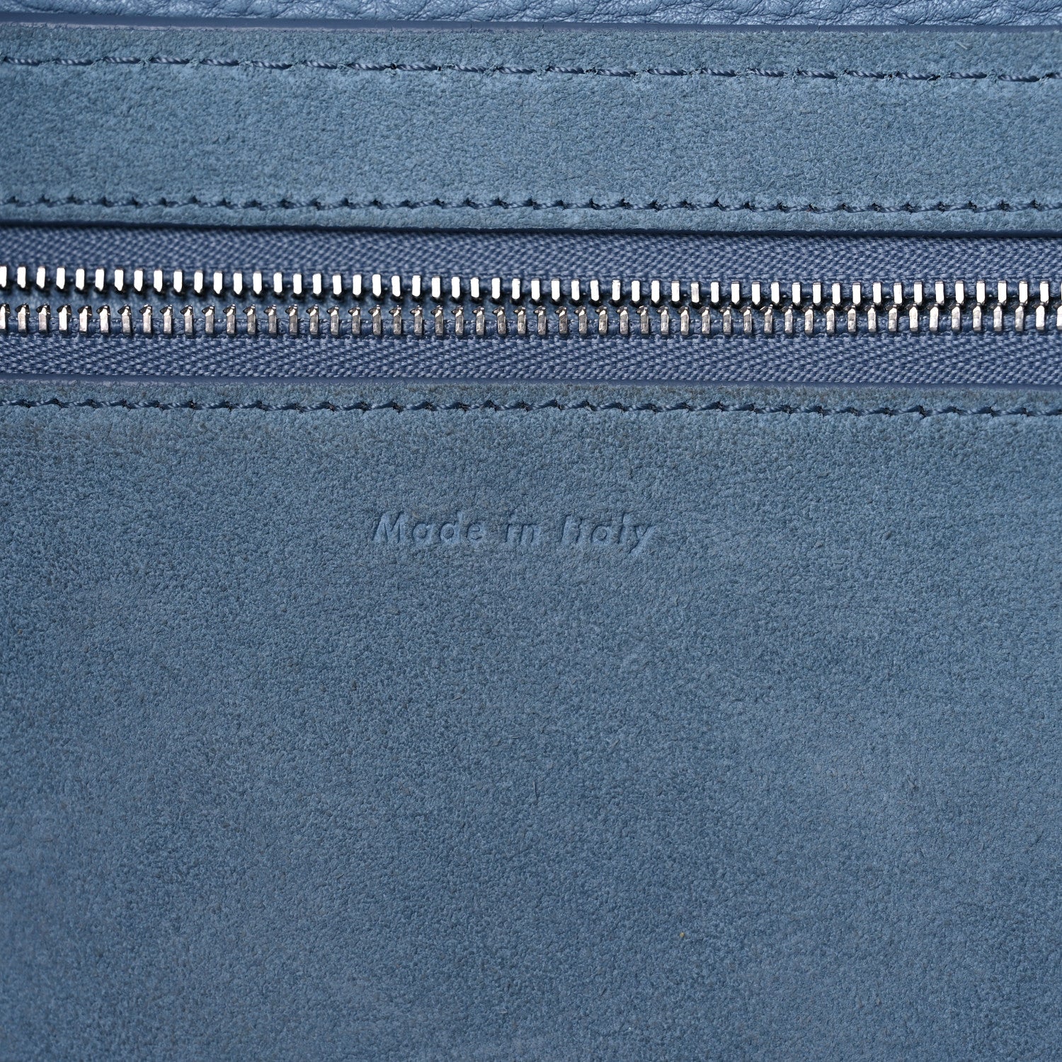 Celine Suede Supple Grained Calfskin Medium Big Bag Slate Blue 5 of 22