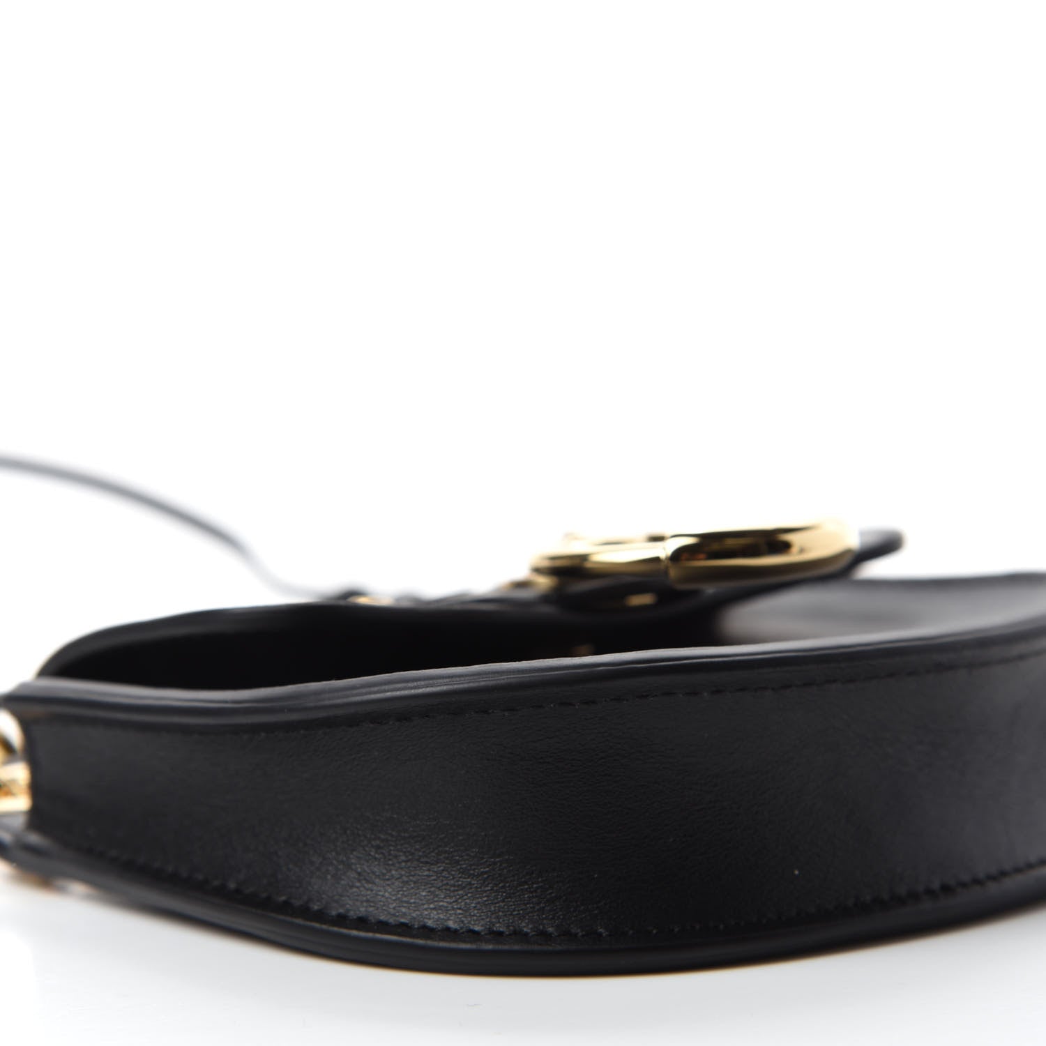 Chloe Shiny Calfskin Tess Mini Crossbody Bag Black 6 of 9