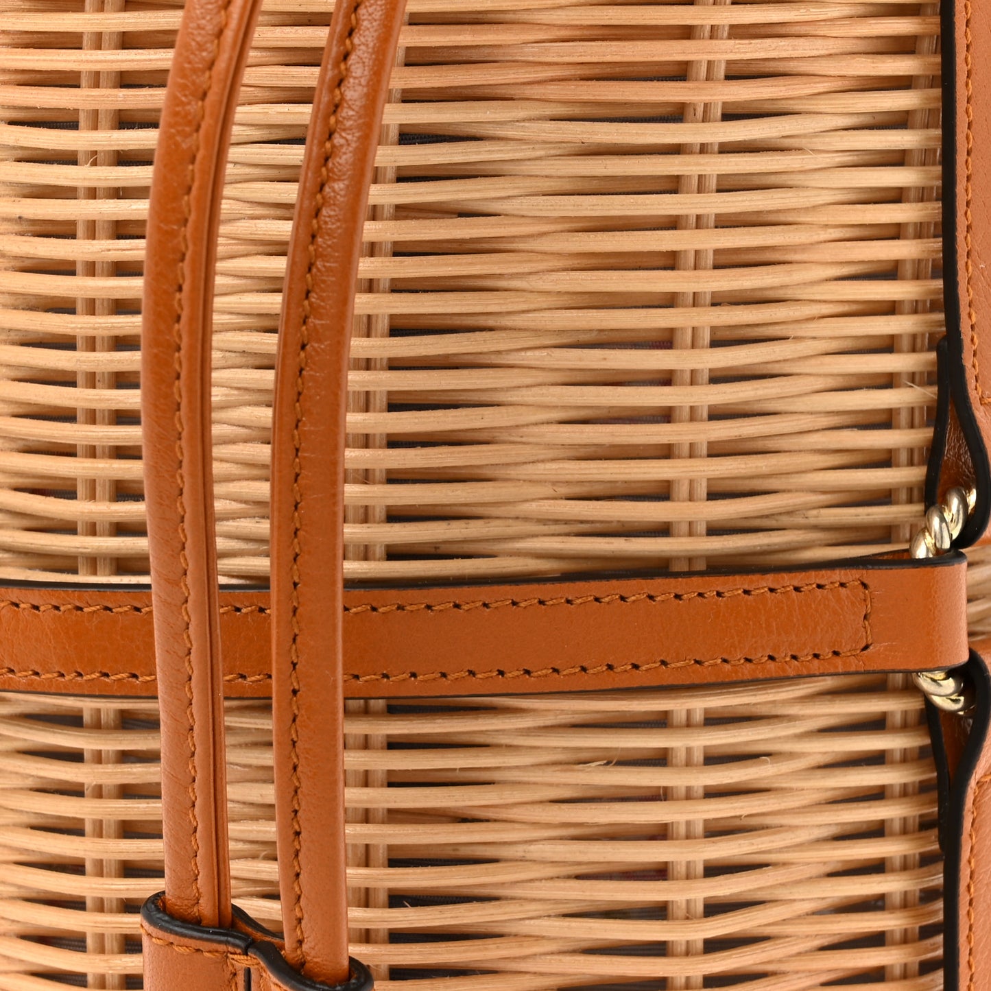 Wicker Bucket Bag Natural