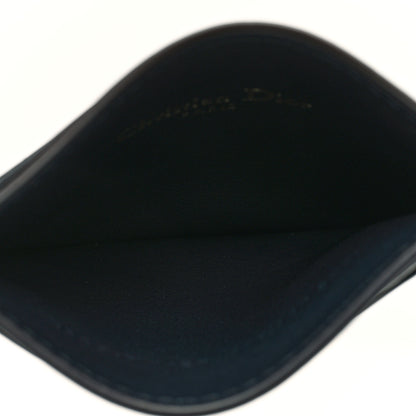 Christian Dior Calfskin Vibe Card Holder Blue 5 of 8