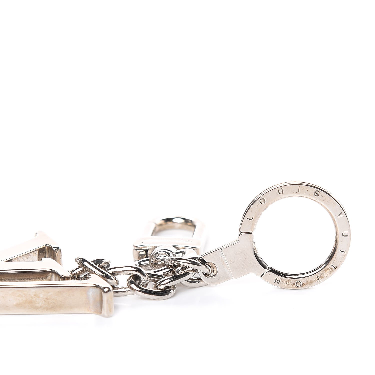 Louis Vuitton LV Initials Key Holder Silver 4 of 4