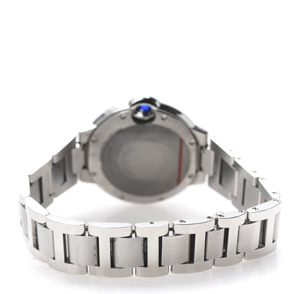 Cartier Stainless Steel 33mm Ballon Bleu De Automatic Watch Pink 4 of 7