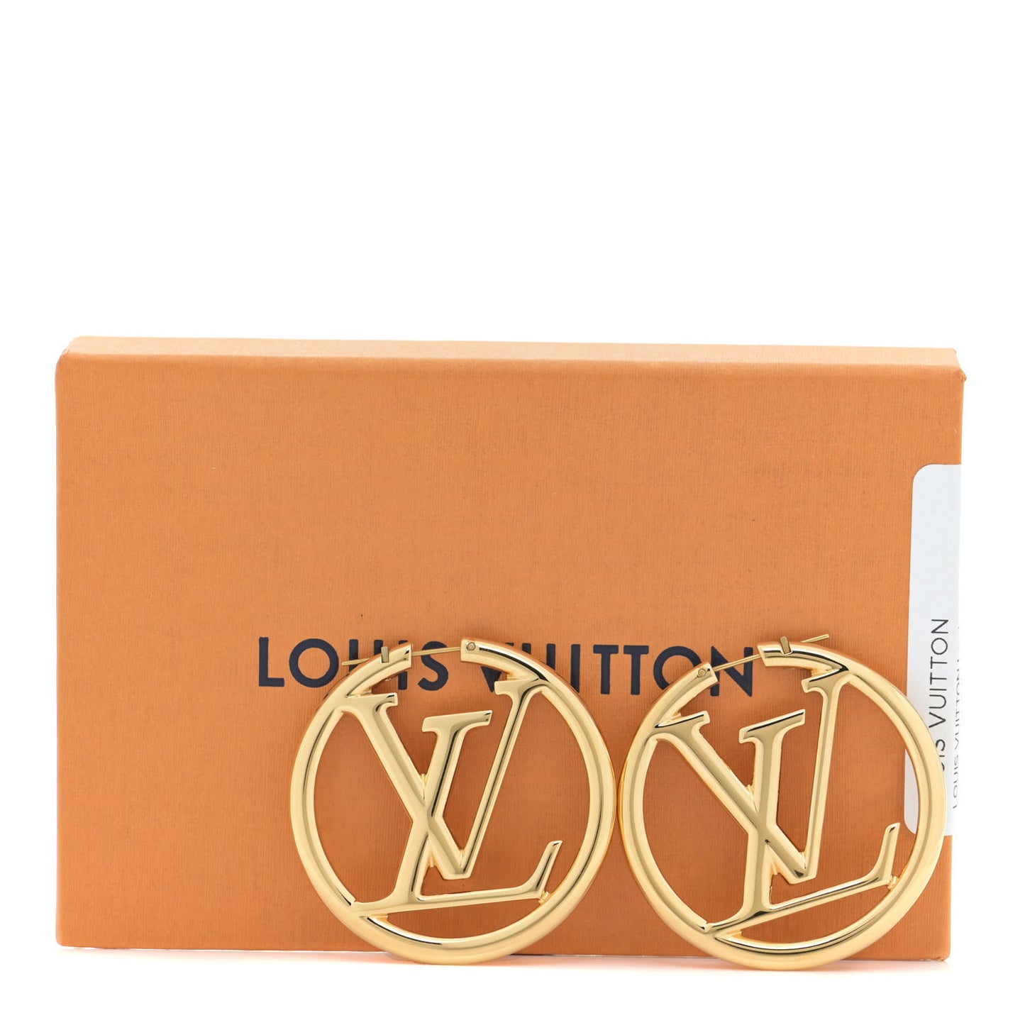 Metal Louise Hoop Earrings Gold