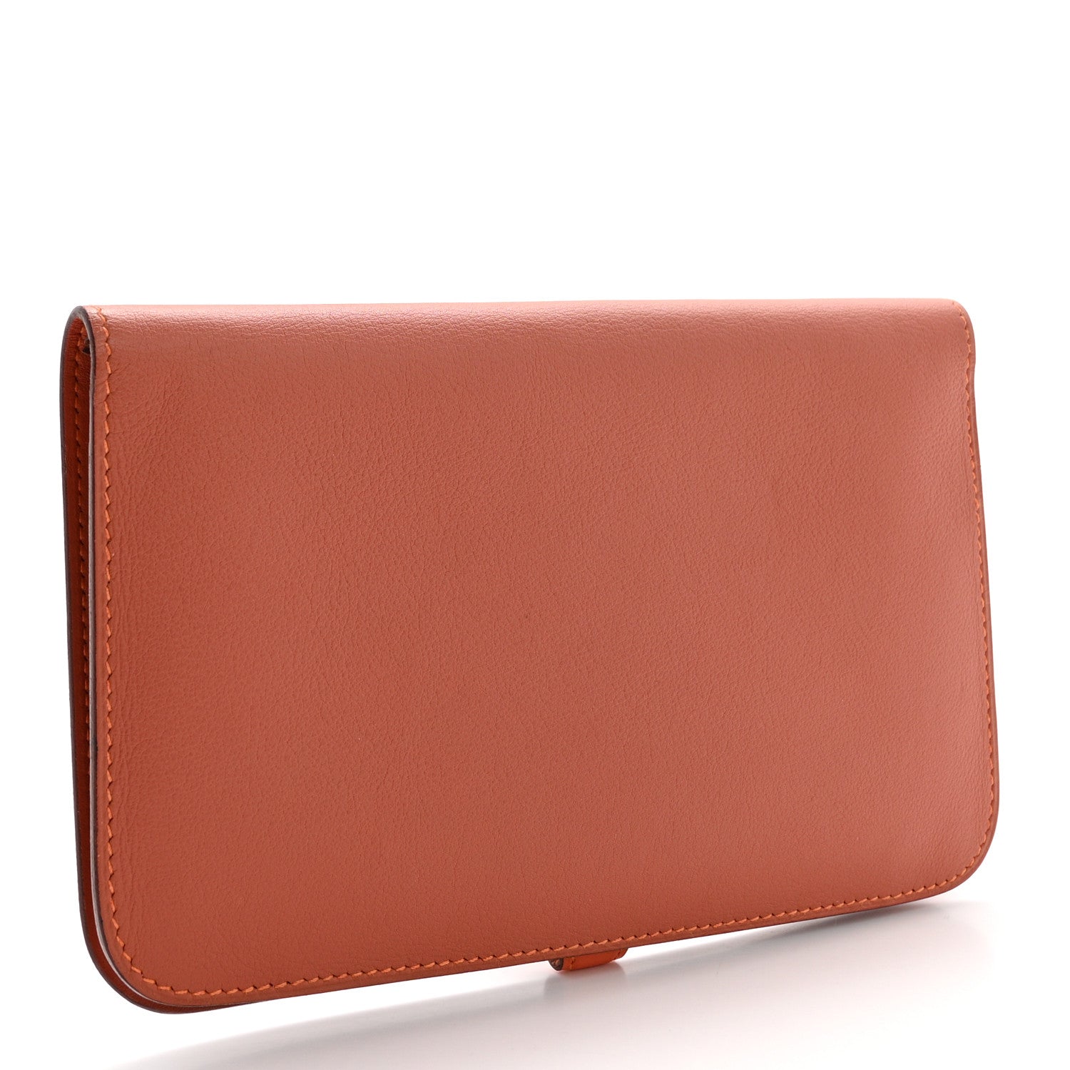 Hermes Swift Dogon Duo Wallet Sanguine Crevette 4 of 8