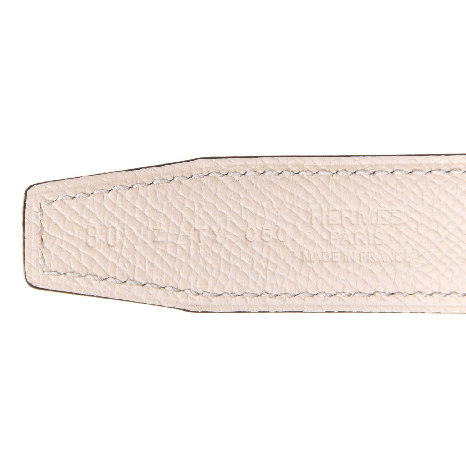 Hermes Swift Epsom 24mm Belt Strap 80 Nata Gold 3 of 6