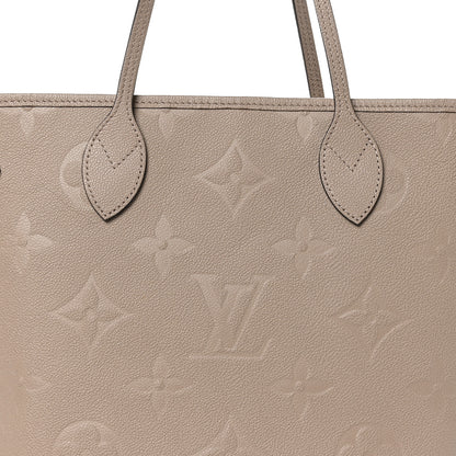 Louis Vuitton Empreinte Monogram Giant Neverfull MM Tourterelle 8 of 11