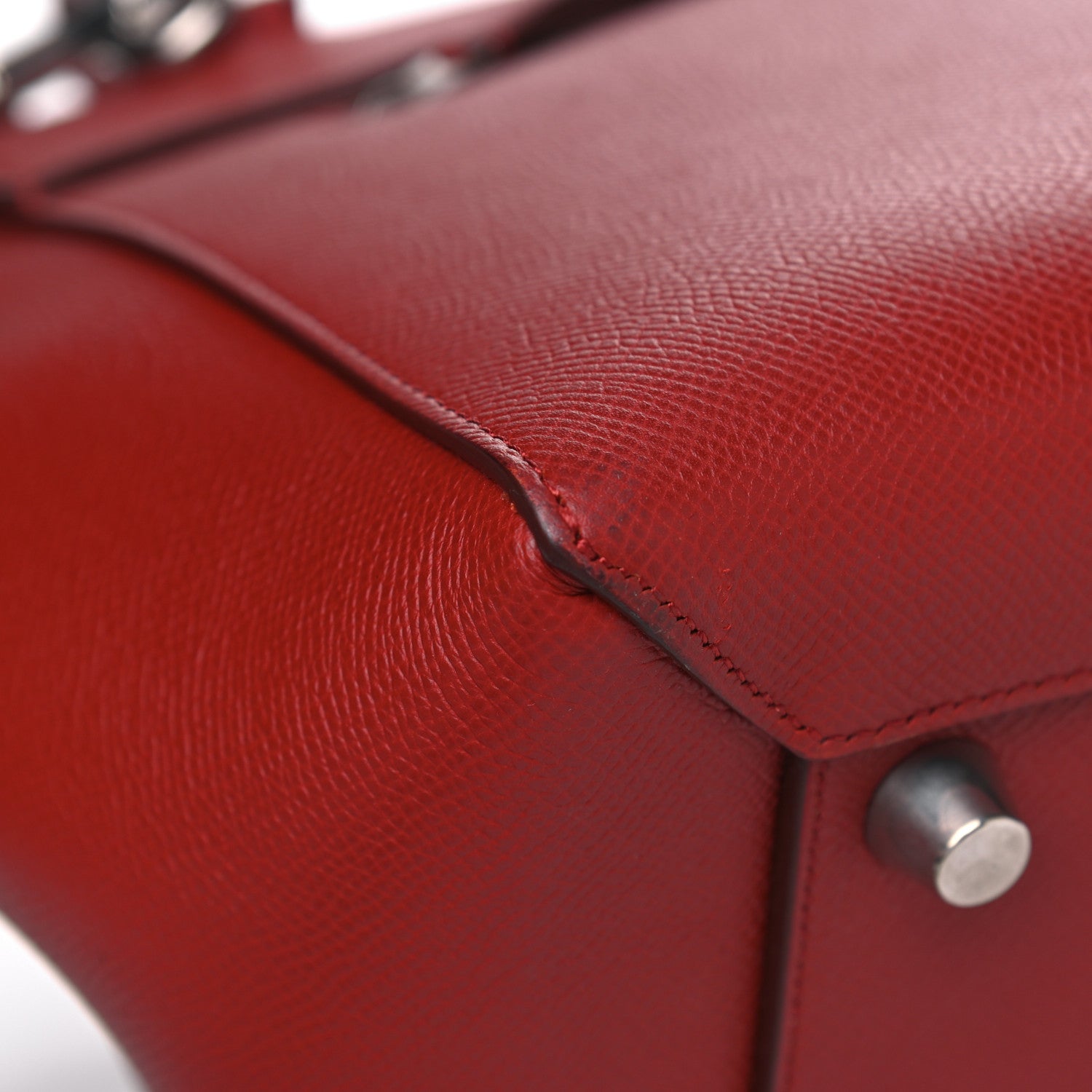 Celine Grained Calfskin Mini Belt Bag Rust 6 of 7