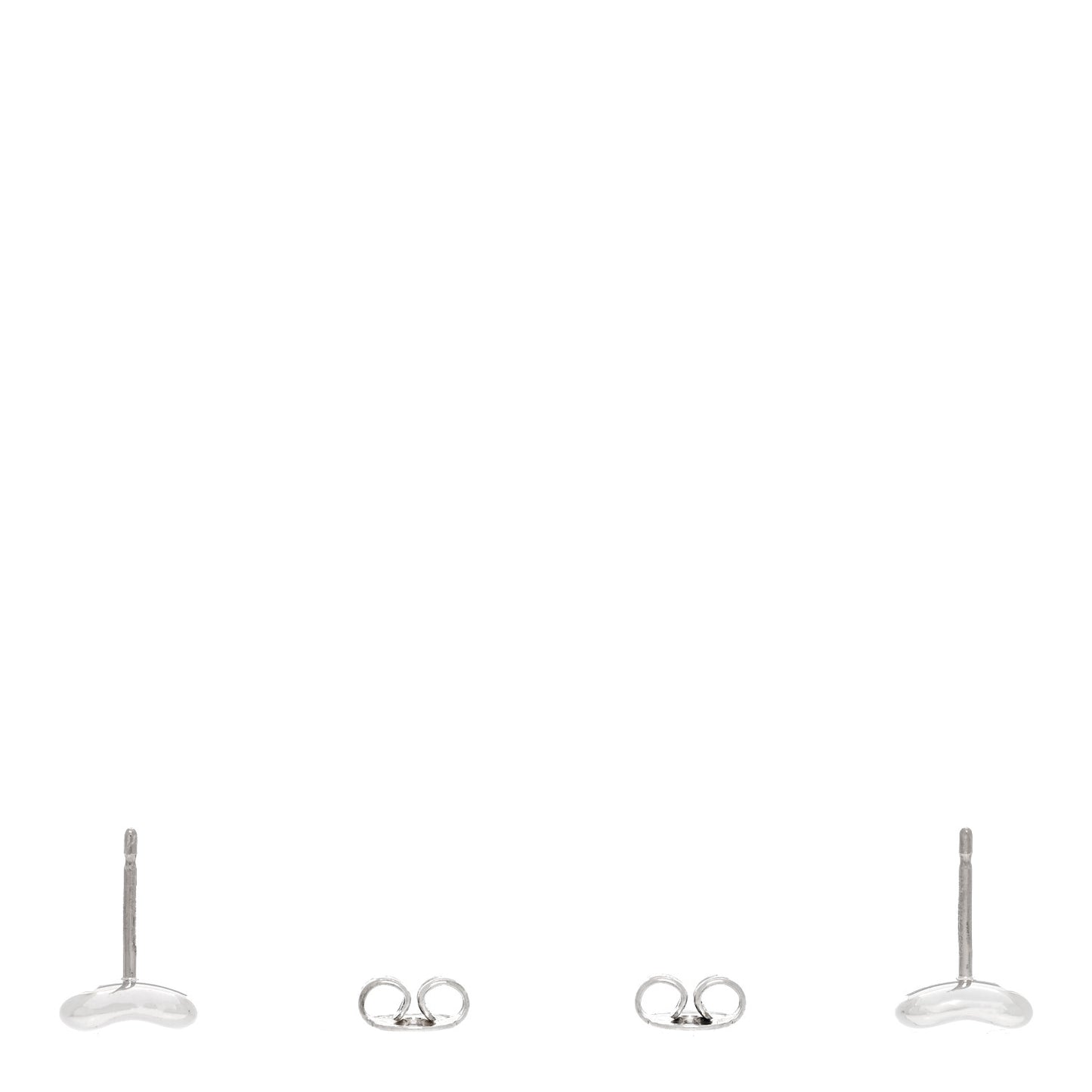 Sterling Silver 9mm Elsa Peretti Bean Earrings