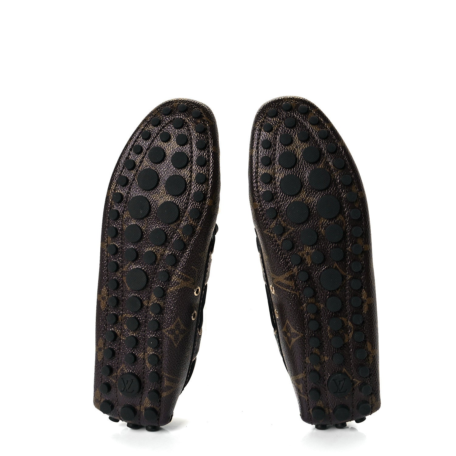 Louis Vuitton Patent Reverse Monogram Gloria Loafers 37.5 6 of 7