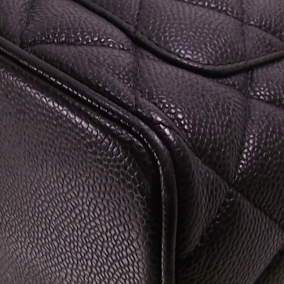 Caviar Medallion Tote Black