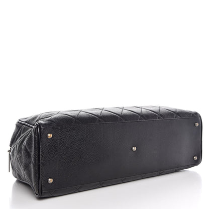 Chanel Caviar Patent Large Bowler Black 4 of 16