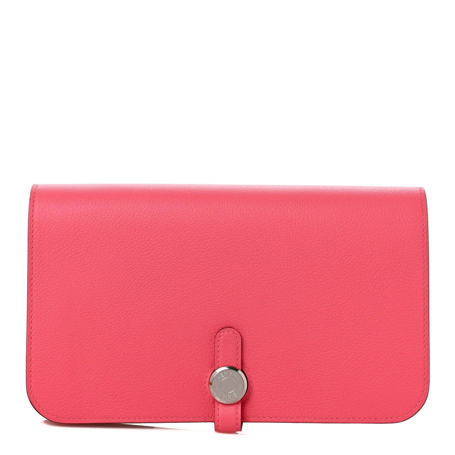 Hermes Evercolor Dogon Duo Wallet Rose Azalee 2 of 10