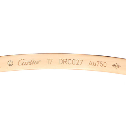 Cartier 18K Yellow Gold Small LOVE Bracelet 17 2 of 4