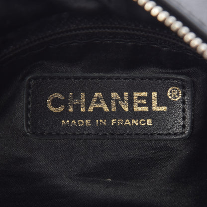 Chanel Distressed Lambskin Lady Braid Bowler Black 8 of 11