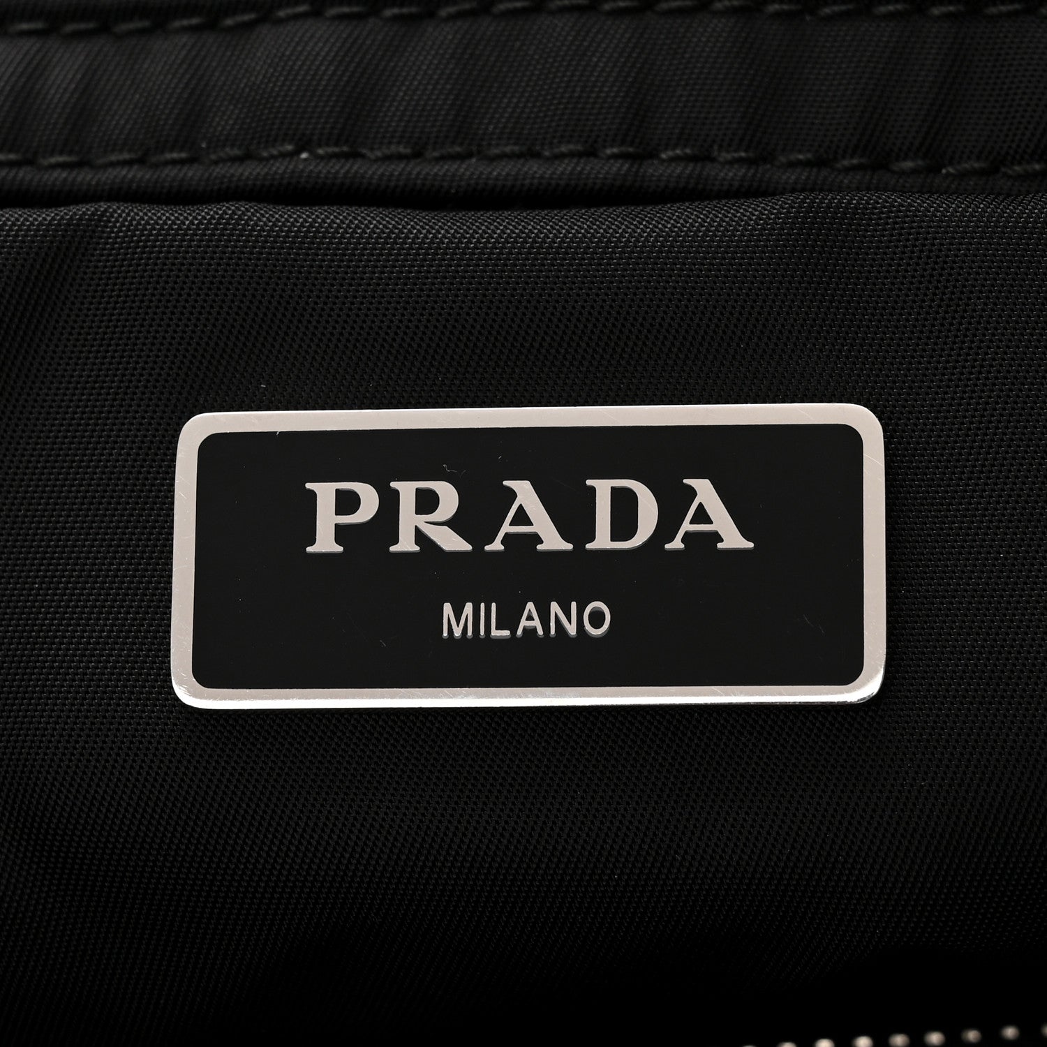 Prada Re-Nylon Nappa Triangle Quilted Padded Small Double Handled Zip Tote Black 6 of 11