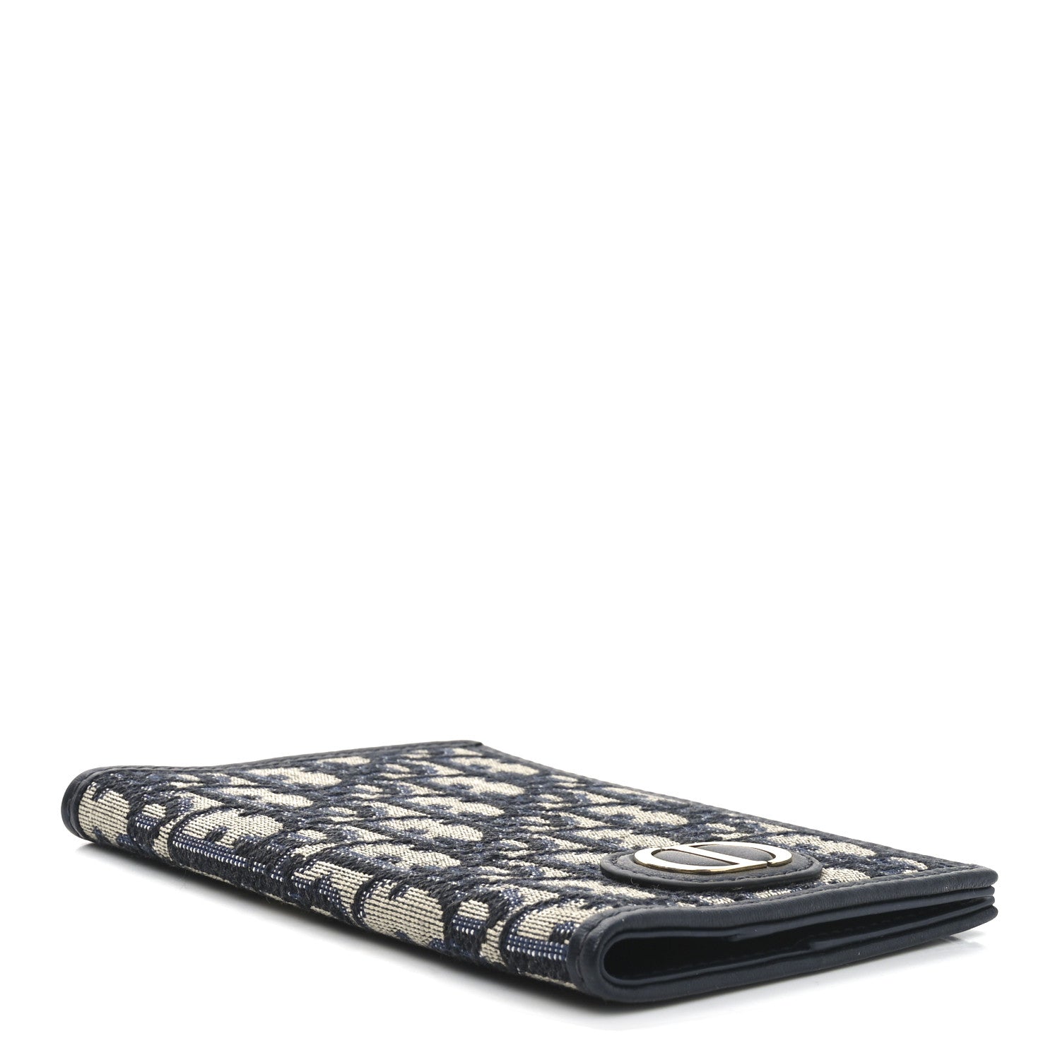Christian Dior Oblique 30 Montaigne Passport Holder Blue 4 of 6