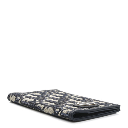 Christian Dior Oblique 30 Montaigne Passport Holder Blue 4 of 6