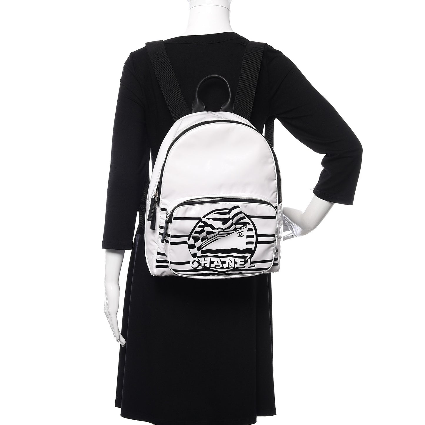 Vinyl La Pausa Bay Backpack White