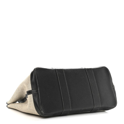 Hermes Toile Negonda Garden Party 36 MM Tote Black Ecru 4 of 13