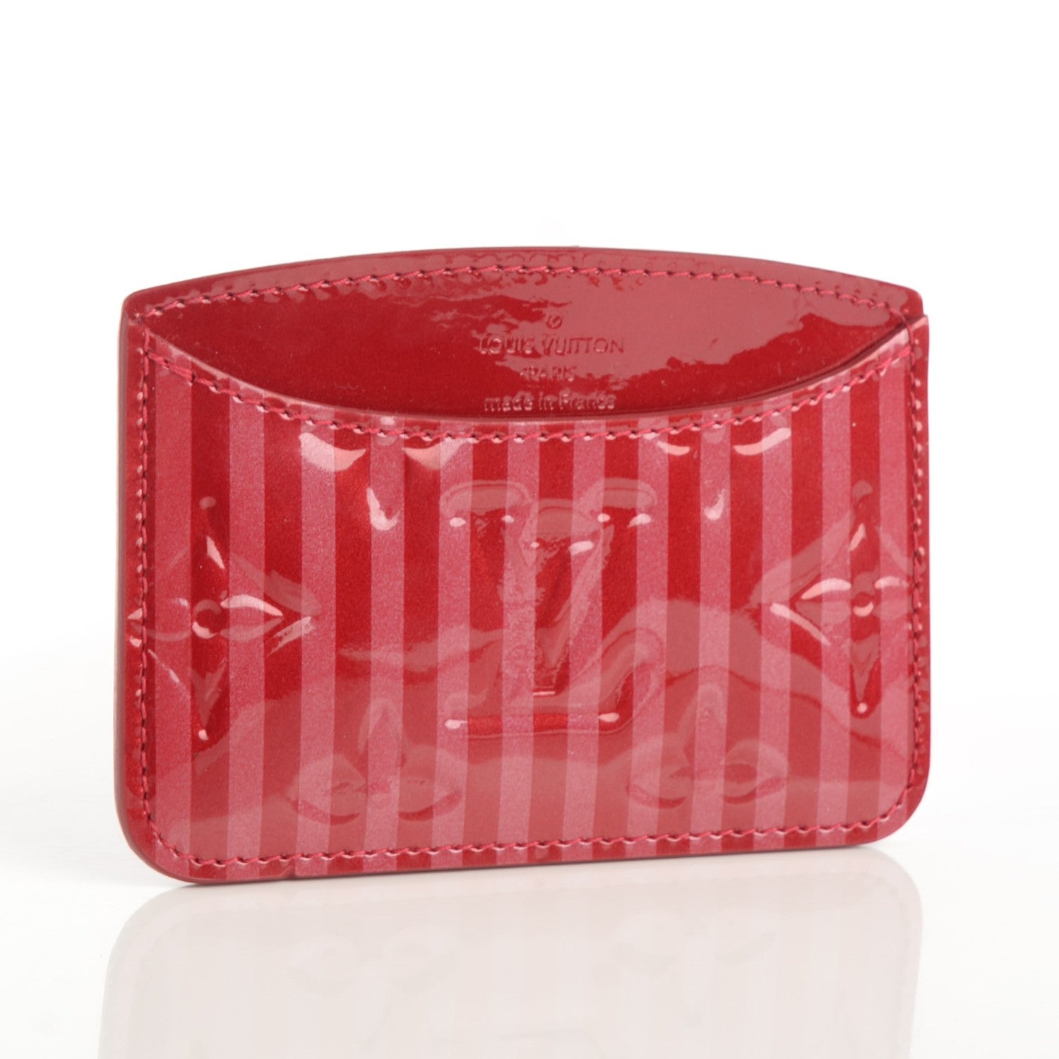Louis Vuitton Vernis Rayures Mirror Case Pomme D'Amour 3 of 6