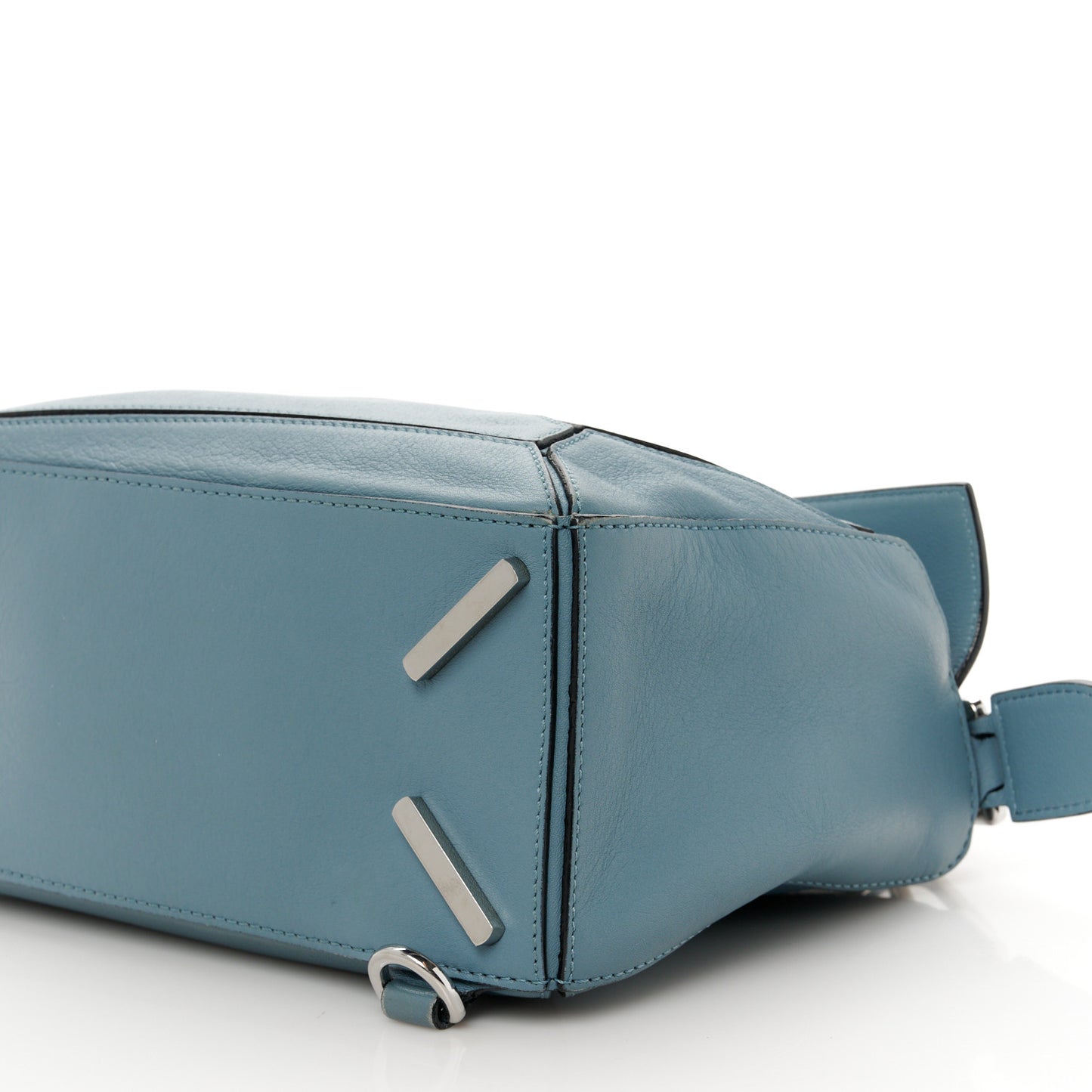 Calfskin Small Puzzle Bag Stone Blue