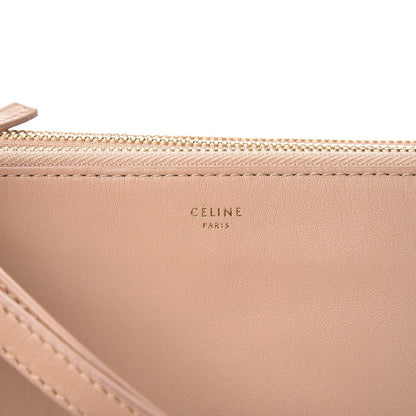 Celine Lambskin Small Trio Crossbody Bag Beige 8 of 11