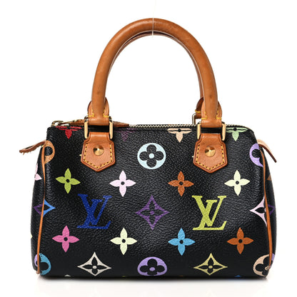 Louis Vuitton Monogram Multicolor Mini Sac HL Speedy Black 1 of 7