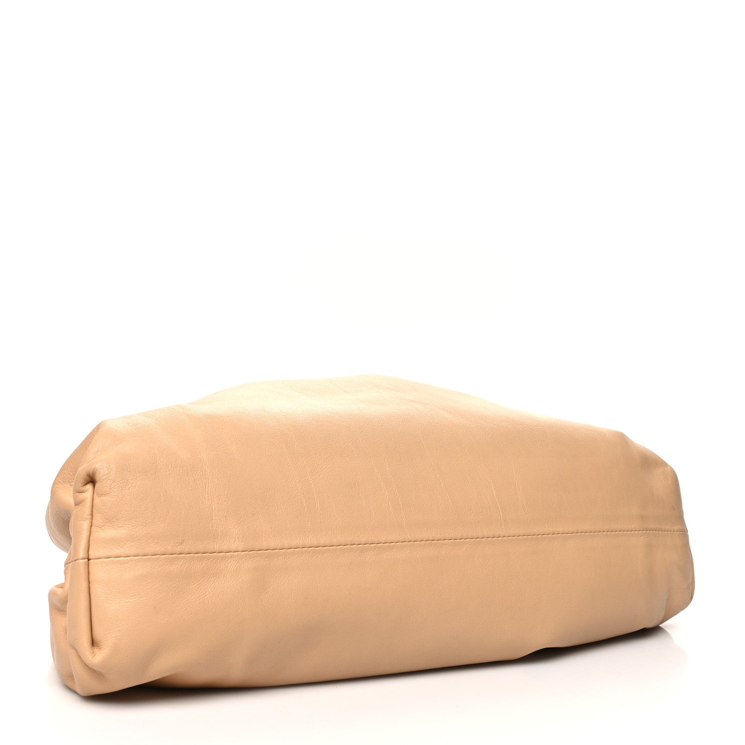 Bottega Veneta Smooth Butter Calf The Pouch Oversized Clutch Nude 4 of 12