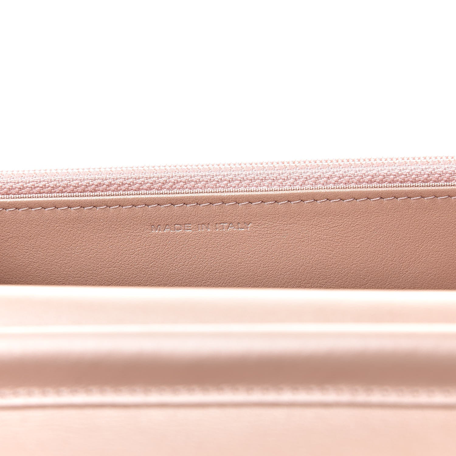 Chanel Goatskin Camellia Embossed Wallet On Chain WOC Light Pink 7 of 12