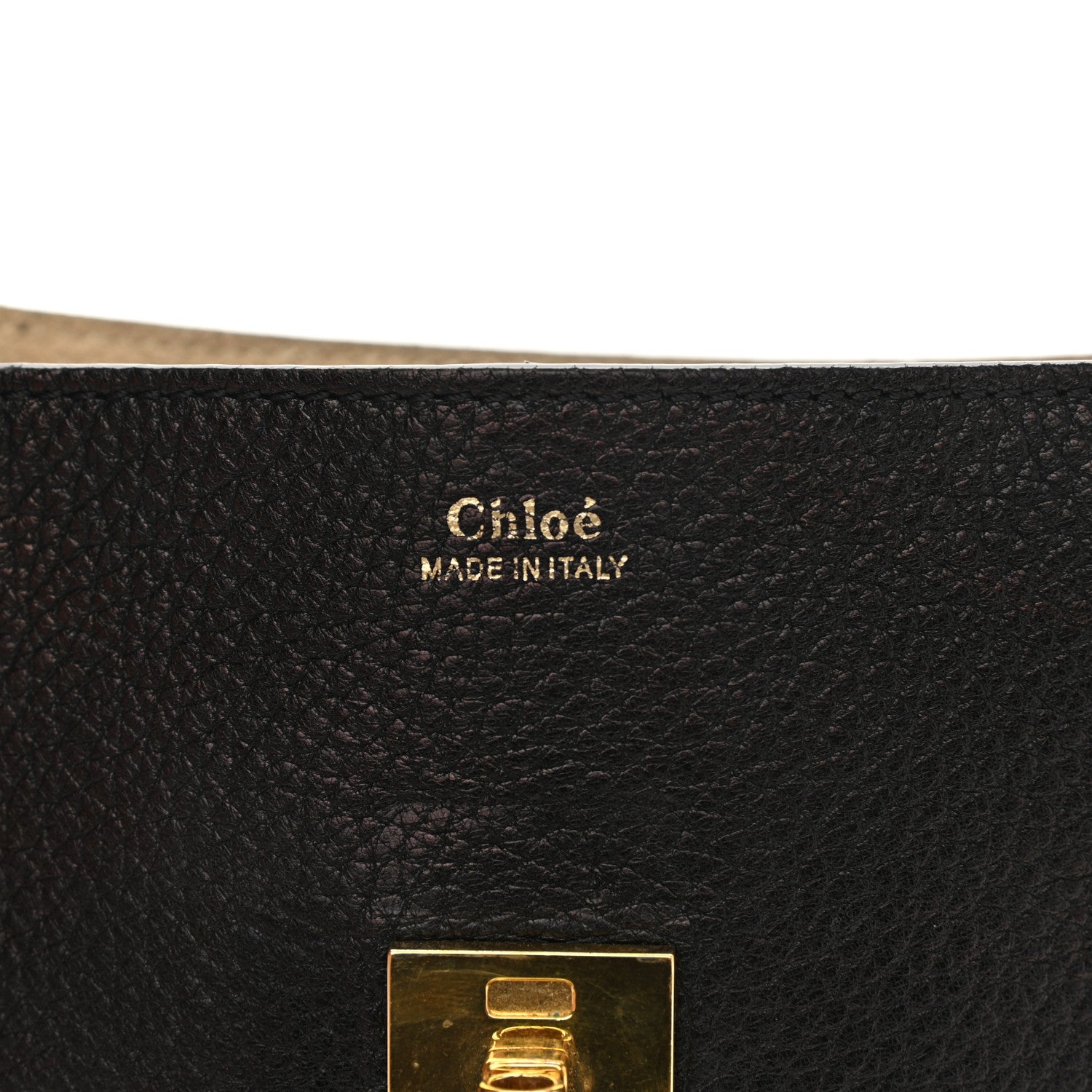 Chloe Grained Lambskin Nano Drew Shoulder Bag Black 6 of 11