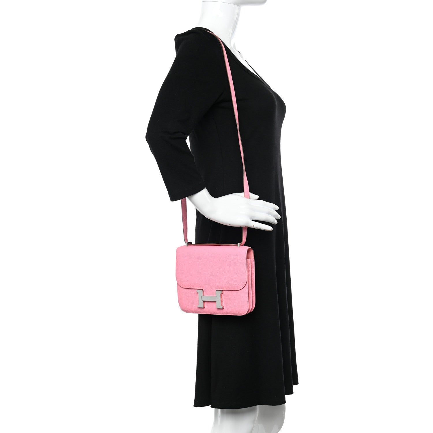 Hermes Epsom Constance 18 Rose Confetti 2 of 15