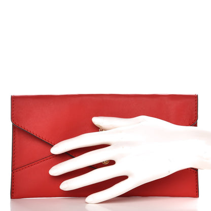Louis Vuitton Veau Cachemire Chinese New Year Dog Envelope Pouch Red 2 of 7