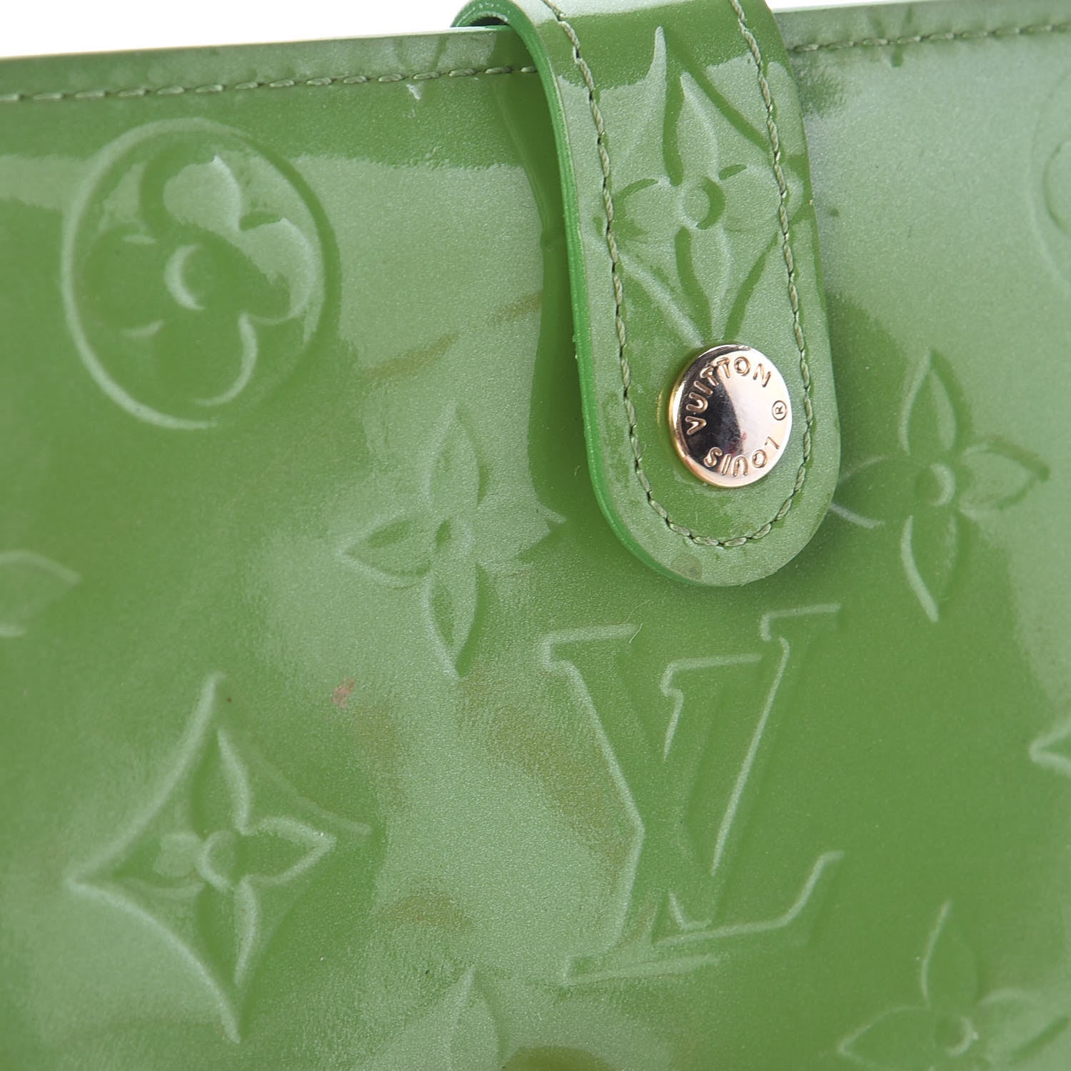 Louis Vuitton Vernis French Purse Wallet Vert Tonic 21 of 21