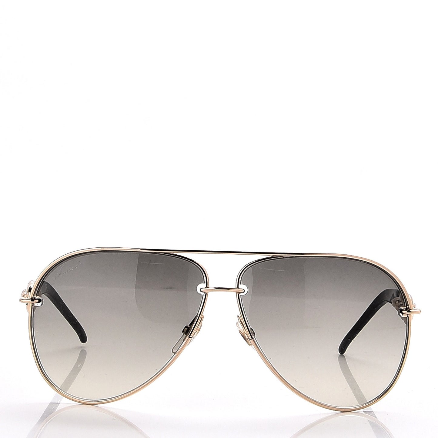 Marina Chain Aviator Sunglasses GG 4225/S Gold Black
