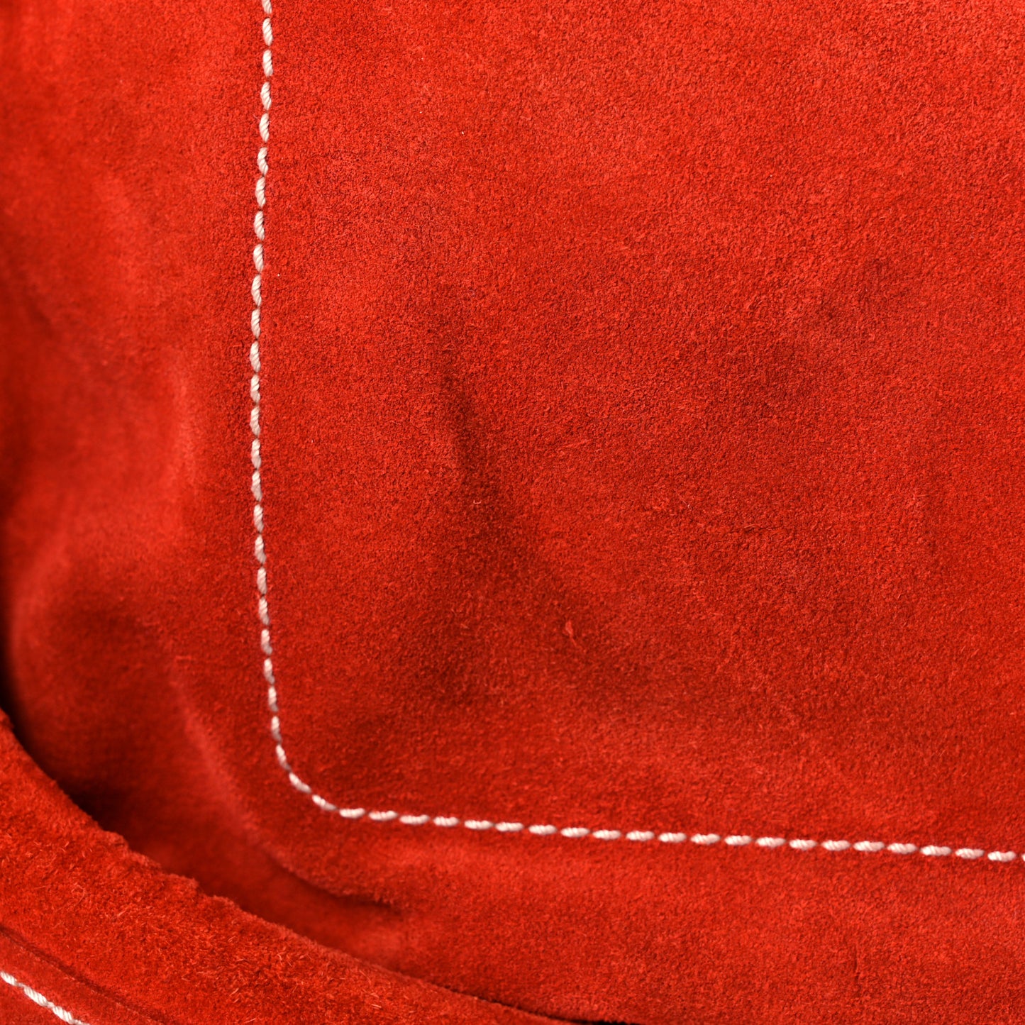 Suede XL Tote Red