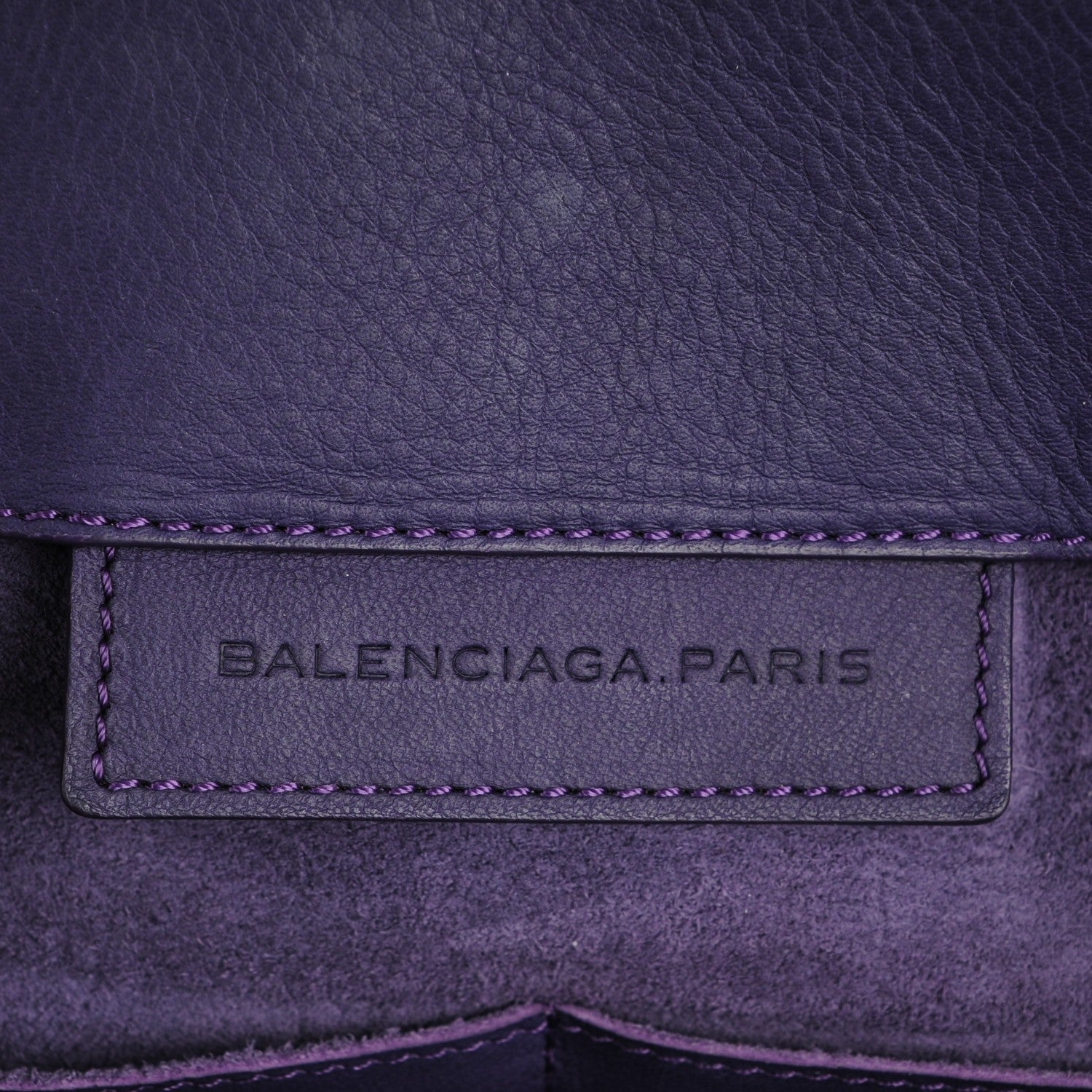 Balenciaga Veau Mini Papier Tote Purple 6 of 7