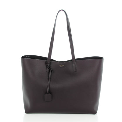 Saint Laurent Calfskin Large Shopping Tote Bordeaux 3 of 8