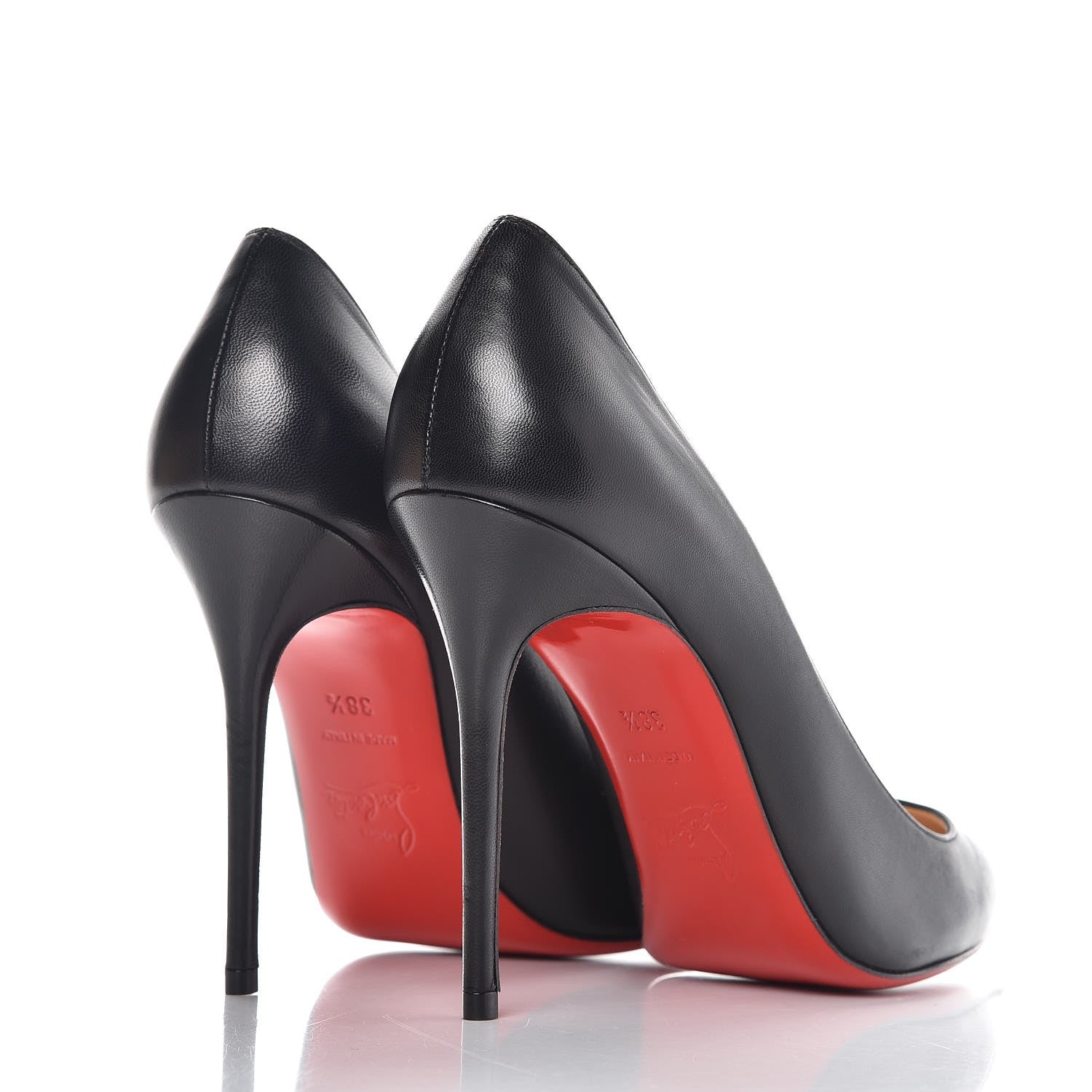 Christian Louboutin Kid Decollete 554 100 Pumps 38.5 Black 4 of 8