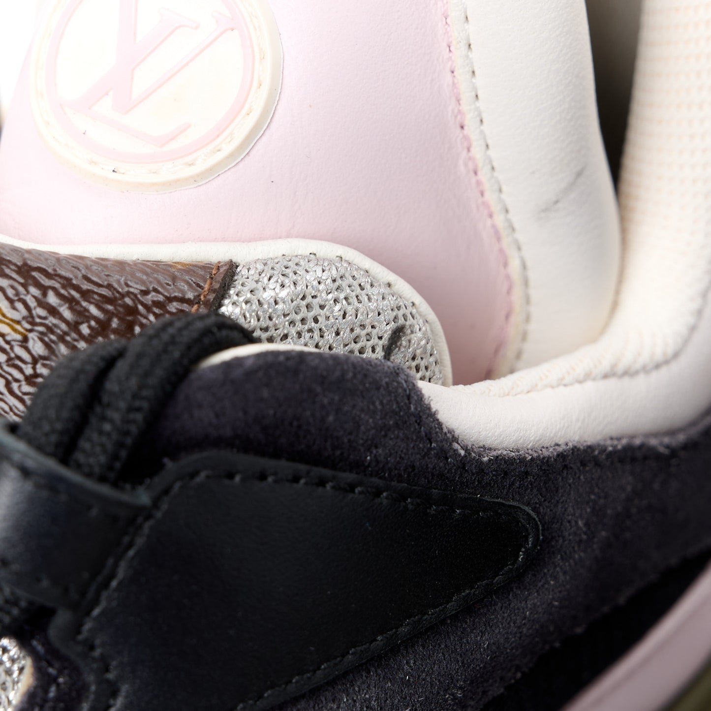 Calfskin Nylon LV Pop Archlight Sneaker 36.5 Rose