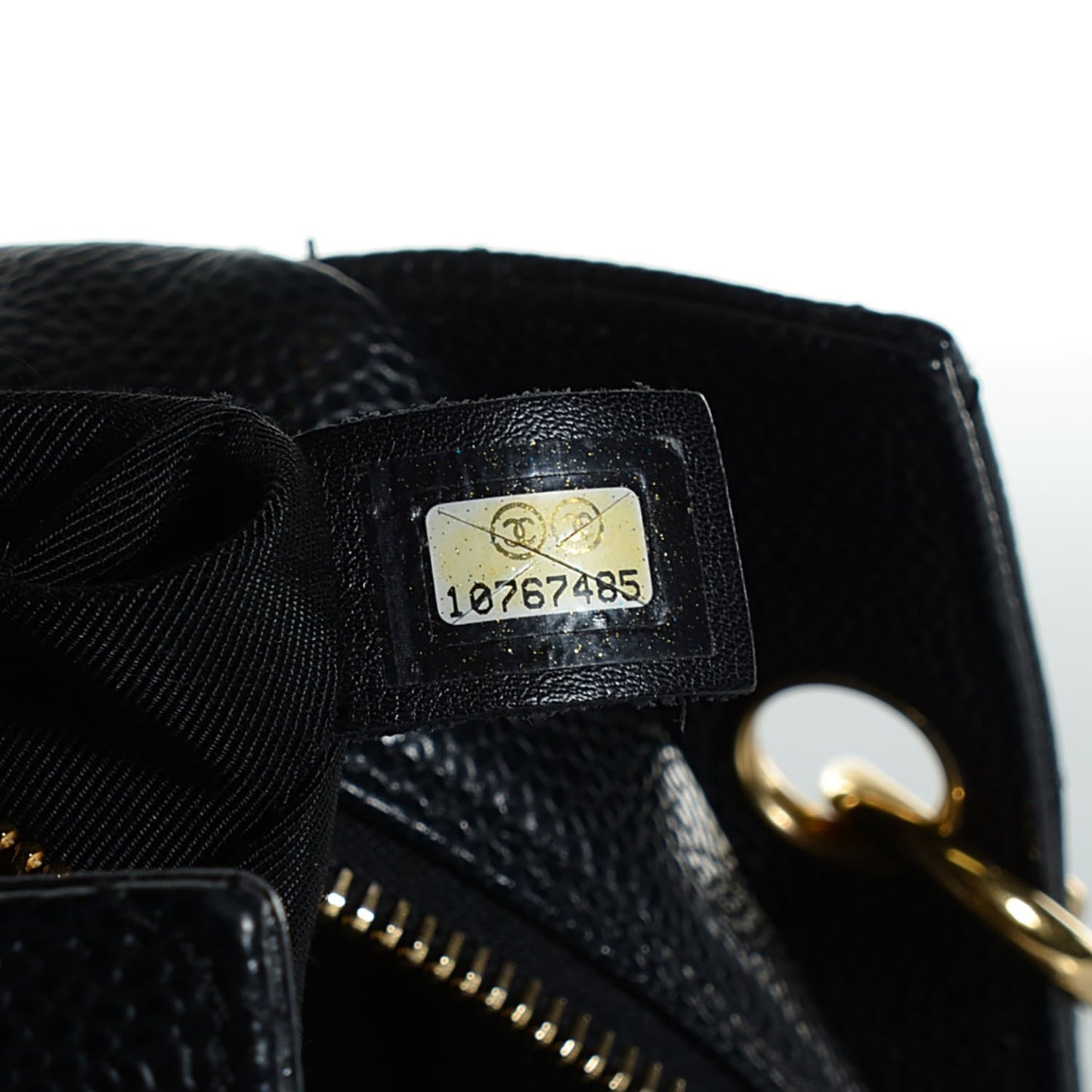 Caviar Quilted Petit Timeless Tote PTT Black