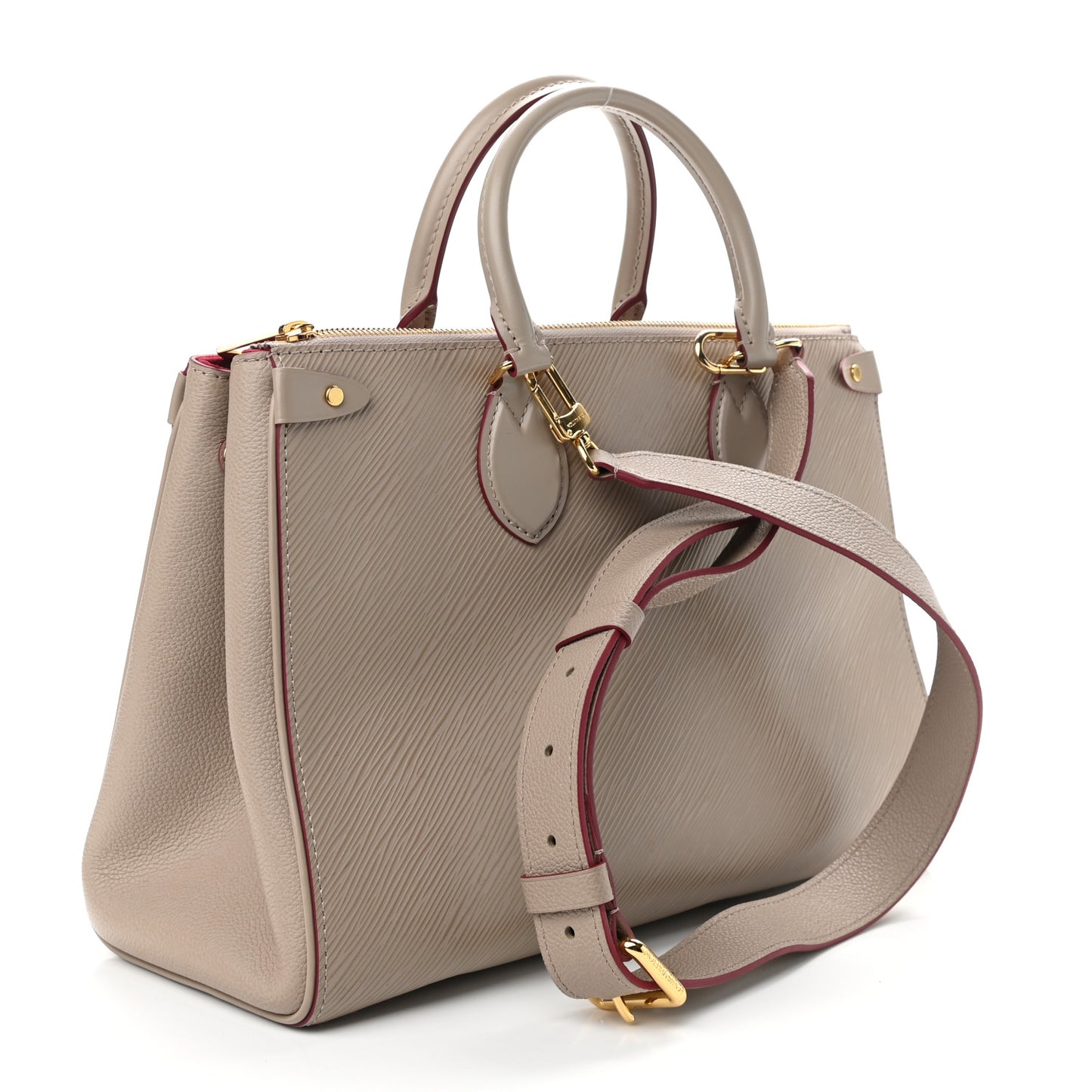 Epi Grenelle Tote MM Galet Grenat